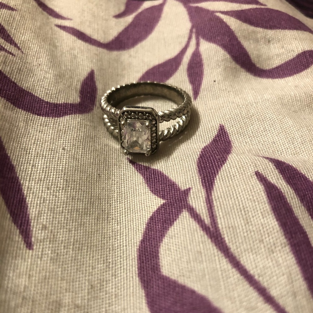 Fashion silver plated ring